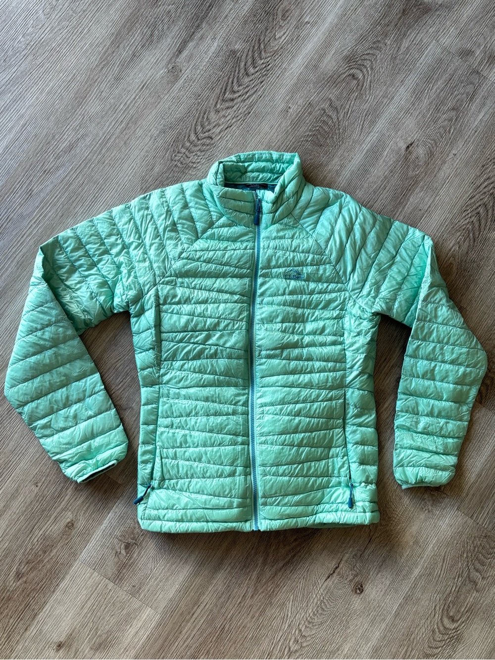 Women’s LL Bean Lightweight Down Jacket - Mint Green